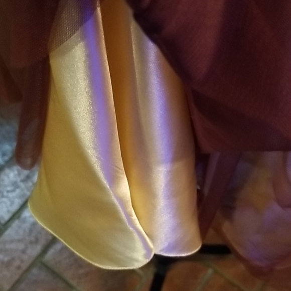 Sz 2 scala gold ombre short dress - Picture 6 of 6